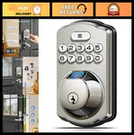 Keyless Entry Fingerprint Door - Electronic Keypad Deadbolt, Auto Lock, Bio. Fixed Price $83.99.