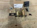 Emtek 8569US19 Square Style Brass Modern One-sided Deadbolt, Flat Black *read*. Fixed Price $24.29.