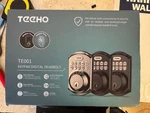 Teeho TE001 Keypad Digital Deadbolt, Matte Black Weatherproof Keyless Entry. Fixed Price $18.00.