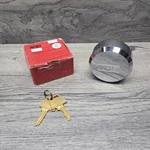 Nu-set Hidden Shackle Puck Trailer Padlock Solid Steel With Keys 231243. Fixed Price $29.99.