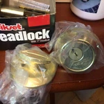 New Kwikset Polished Brass Heavy Duty Security Deadlock Series 660 Deadbolt Keys. Fixed Price $18.30.