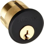 Baldwin 8324190 1-3/8" Mortise Cylinder Keyway, Satin Black. Fixed Price $65.60.