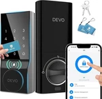 Devo G5 Smart Keypad Door Lock Wi-fi App Control Alexa Google Auto Black. Fixed Price $45.00.