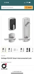 Schlage Control Smart Interconnected Lock FE410F Lat 625 Add Sn (2) Qty.. Fixed Price $125.00.