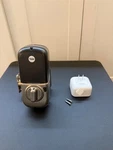 Yale Assure Lock Sl YRD256-CBA-619 Satin Nickel W/ August Wifi Bridge. Fixed Price $80.00.