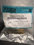 Compx National Sliding Door Lock, Nickel, Key C8043-C413A-14A. Fixed Price $17.99.