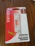 Prime-line 2461 Satin Nickel Steel High Security Deadbolt Strike 3.625 In.. Fixed Price $7.69.