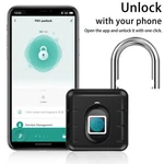 Waterproof Fingerprint Padlock Smart App Bluetooth Door Keyless. Fixed Price $29.99.