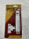 Ace Bare White Steel Push Button Keyed Latch #5414768. Fixed Price $17.99.