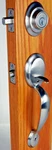 Kwikset Dakota Handleset With Polo Knob Satin Nickel 687DAXP15 #6S6. Fixed Price $25.99.