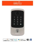Defiant Square Satin Nickel Electronic Single Cylinder Deadbolt Wi-fi Enabled. Fixed Price $53.54.