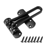 Saisn Door Reinforcement Lock Latch Swing Bar Home Security Black. Fixed Price $14.41.