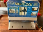 New Taylor Brothers Door Barricade Nightlock Security Silver Finish. Fixed Price $44.98.