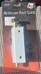New Andersen Auxiliary Security Lock Foot Latch White 2500633 Gliding Patio Door. Fixed Price $32.00.
