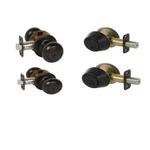 Delaney Callan Black Single Deadbolt Combined Door Knob Combo Pack. Fixed Price $63.99.