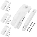 Window Sash Locks, 4 Pack Latches Replacement White Screw H.... Fixed Price $18.42.