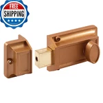 Prime-line U 9956 Single Cylinder Deadlatch, Diecast, Brass, Night Lock, 2. Fixed Price $44.99.