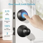 Euerte Fingerprint Door Lock With App Smart Deadbolt Auto Easy Install.. Fixed Price $35.00.