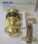 Weiser AC330C3 Carlisle Bright Brass Privacy Door Knobs. Fixed Price $12.00.