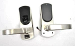 Wejupit Fingerprint & Keypad Touchscreen Keyless Smart Door Lever Lock Nickel. Fixed Price $79.99.