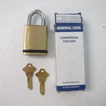 General Pin-tumbler Padlock PL451B10S 1-3/4" Brass, 5/16" X 1" Shackle Sch. Fixed Price $46.60.