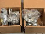 Baldwin Reserve Deadbolts Satin Nickel 150 Round Single Cylinder Lot Of 2. Fixed Price $72.32.