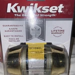 Kwikset Double Cylinder Deadbolt 96650-390 Polished Brass Lock Key 665-3. Fixed Price $13.00.