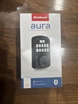 Kwikset Aura Venetian Bronze Bluetooth Keypad Lock Deadbolt With Smartkey. Fixed Price $100.00.