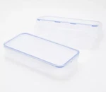 Locknlock Set Of 2 Divider Rectangle Storage K81637 Clear. Fixed Price $21.95.