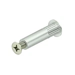 Steel Sex Bolts, White Finish, 1-7/8" Long, #12 24MM, Pack Of 4, Ideal For Dc. Fixed Price $8.70.