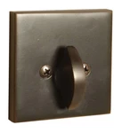 Emtek 8569US10B Square Style Brass Modern One-sided Deadbolt. Fixed Price $75.00.