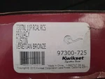 Kwikset 730TNL 11P Rcal Rcs Privacy Tustin Venetian Bronze 97300-725 New. Fixed Price $19.99.