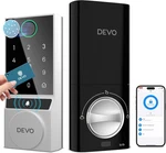 Smart Lock 5-IN-1 Fingerprint W/ App Control & Built-in Doorbell. Fixed Price $47.99.
