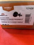 Design House Single Cylinder Deadbolt Model: 727420 Nib. Fixed Price $15.00.