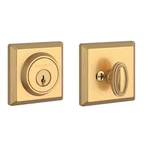 Baldwin Reserve SCTSD044 Lifetime Satin Brass Single Cylinder Traditional Square. Fixed Price $68.00.