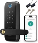 Smart Door Fingerprint 5-IN-1 Keyless Entry Auto-lock Remote Access Via App. Fixed Price $89.99.