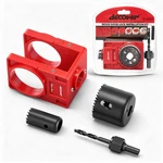 Becowin Door Lock Installation Kit: 1-3/8" 1-3/4" Deadbolt Small, Red. Fixed Price $14.76.