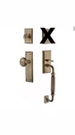 Nostalgic Warehouse 719443 New York F Grip Entry Set Backseat- Deadbolt. Fixed Price $169.15.