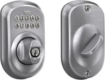 Schlage BE365 626 Plymouth Keypad Deadbolt, Electronic Keyless Entry Lock. Fixed Price $53.99.