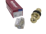Nos! Kwikset 300P Privacy Door Lockset, Polo, Polished Brass, 93001-209. Fixed Price $12.99.