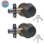 Comfhouse 1 Side Keyed Lock Single Cylinder Matte Black Round. Fixed Price $37.77.