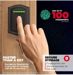 Kwikset Halo Fingerprint Wi-fi Keyless Entry Smart Digital Remote Door Lock.. Fixed Price $185.00.