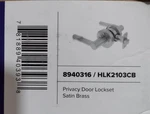Cb Premier Round Rod Privacy Door Lever Lockset /ferguson 8940316/HLK2103. Fixed Price $24.19.