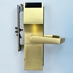 Working Gold Tesa Onity HT24 Right Handed Hotel Door Lock Rfid Card Reader. Fixed Price $75.00.
