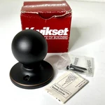 Kwikset Door Knob Polo Venetian Bronze Half Dummy 488P 11P. Fixed Price $7.95.