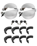 2 Pcs Upgrade Semi Truck Locking Fuel Cap Cover, Tank Wit.... Fixed Price $116.83.