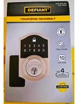 Defiant Electronic Deadbolt Single Cylinder Keypad Door Lock - Satin Nickel New. Fixed Price $39.00.
