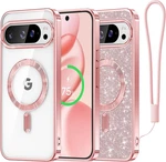 Candy Series Case Designed For Google Pixel 10 Pro Xl 6.8", Glitter Card & Wris. Fixed Price $19.99.
