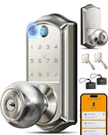 Veise VE018 Smart Knob Handle Lock - Fingerprint, App Control, Keyless Entry For. Fixed Price $68.24.