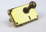 Baldwin Rim Lock Trans-spindle Polished Brass Finish Unknown Model Incomplete. Fixed Price $784.99.